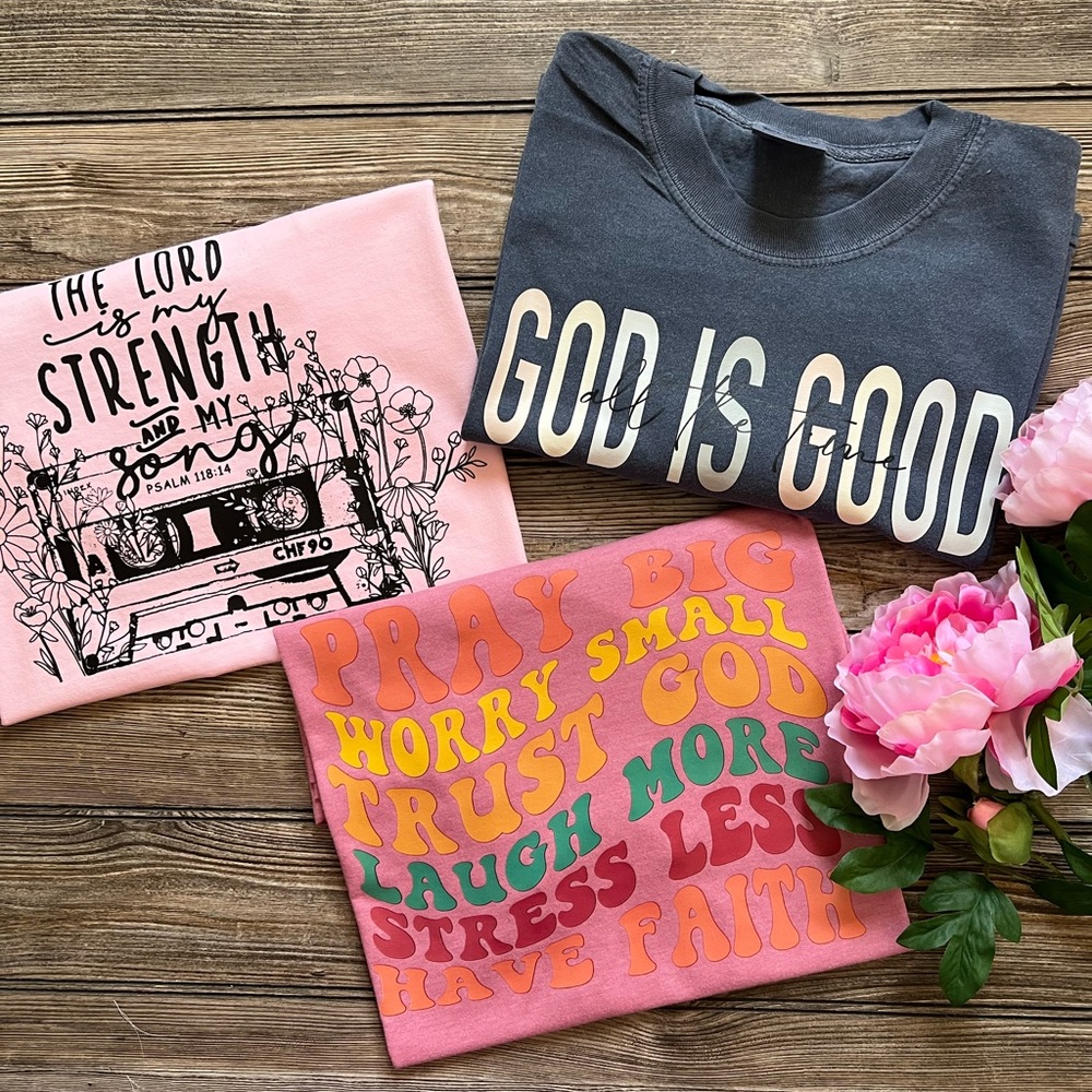Set of Christian shirts